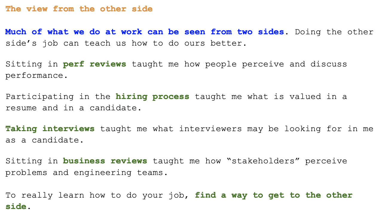 Mini Essay #4 - The other side