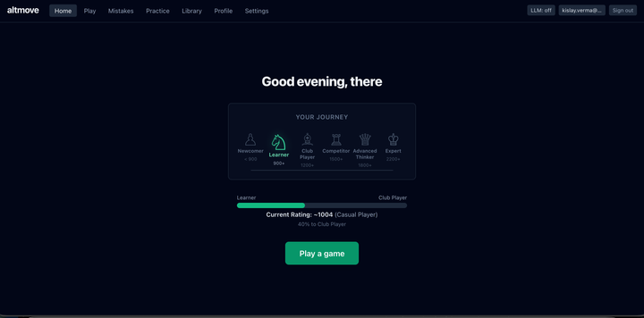 Altmove: Learn to play Chess